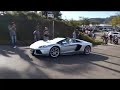 Beautiful Sky Blue Aventador ROADSTER Rolling Into Symbolic Super Car Show!