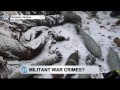 Possible War Crimes in East Ukraine: Frozen corpses with hands tied seen at Donetsk Airport