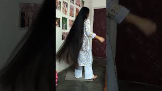 Momey Kalita Long Hair Pulling Hard Hairplay Hair Pulling Bun Drop Rapunzel