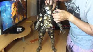 Neca Predator Figure 1/4 18' Inch Scale Review Masked Version - http://figurascontra.blogspot.com