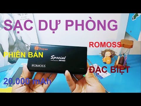 Trên Tay Pin Sạc Dự Phòng Romoss Solit 20 20.000mAh Phiên Bản Giới Hạn SPECIAL EDITION