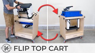 Flip Top Tool Stand With New Features Diy Shop Storage