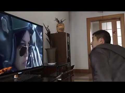 TV disparando.