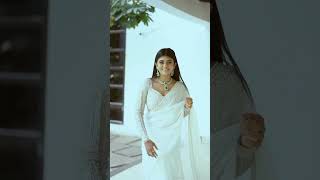 How To Get Ready In White Saree - Gabriella Natalie Charltons Way