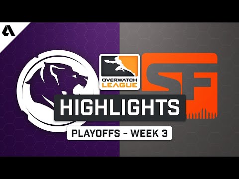LA Gladiators vs San Francisco Shock | Playoffs Week 3 | Day 1 - Overwatch League S2 Highlights