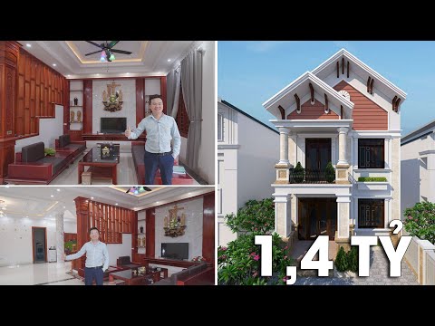 Chiêm Ngưỡng Mẫu Biệt Thự 2 Tầng Đẹp Có Giá 1.4 Tỷ Tại Thanh Chương Nghệ An