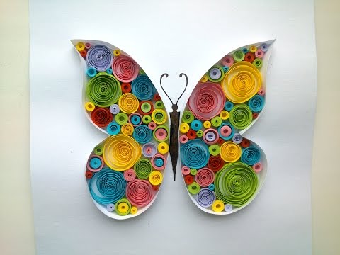 Play this video Paper Quilling Butterfly Quilling Tutorial.