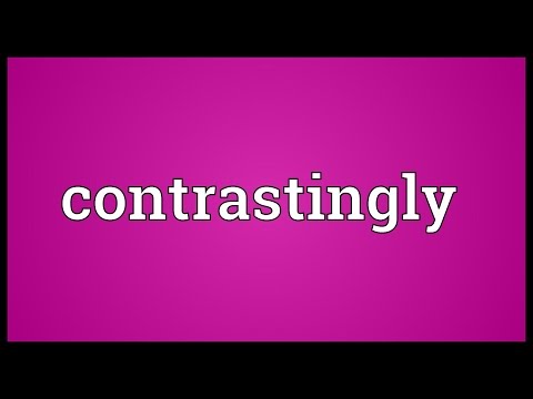Header of contrastingly