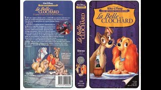 Walt Disney La Belle Et Le Clochard 1955Bande Annonce Pub Vhs 1997