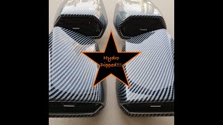 Hydro Dipping On Lamborghini Panels In Carbon Fiber