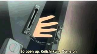 Higurashi- Door scene