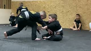 Bjj Kids Fighting | Gray Belt | 5 Years Kids