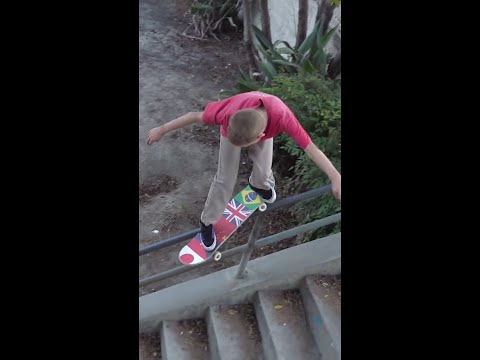 Kristion Jordan Back Smith Handrail Outside El Sereno! #shorts