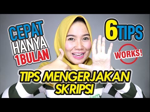 Tips Nulis Skripsi Biar Cepat Selesai !!!