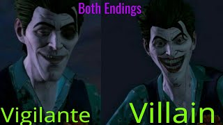 Vigilante Joker Ending And Villain Joker Ending Both Endings Batman The Enemy Within Episode 4