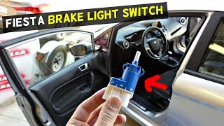 FORD FIESTA BRAKE LIGHT SWITCH REPLACEMENT REMOVAL MK7 ST