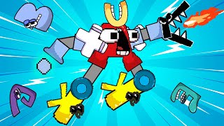 Alphabet Lore Transformers The Giant Robo Mario Vs The Giant Robo Alphabet Lore Gm Animation