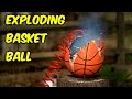 What Happens if you Overfill Basketball - Slow Motion