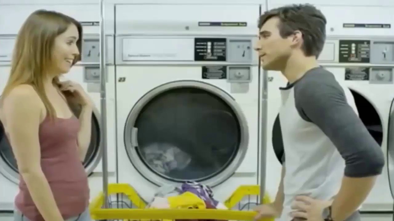 Laundry creampie