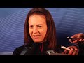 2012 Ford World Women's Curling Championship Draw 2 Media Scrum