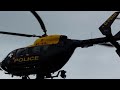 Helicopter landing for Simon Andrews @ Metropole Corner - North West 200 17-5-14