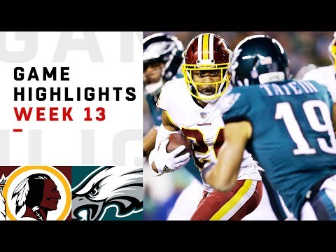 Redskins vs. Eagles Week 13 Highlights | NFL 2018