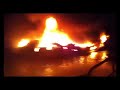 Incendio de un yate en Formentera