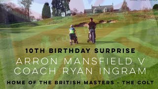 Arron Mansfield V Coach Ryan Ingram - Close House British Masters - Colt