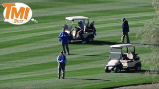 Barack Obama enjoys the perks of being a former POTUS: Secret Service Protection while playing golf