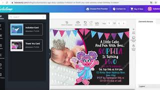 How To Make A Abby Cadabby Invitation With Picture Editable Template On .Bobotemp