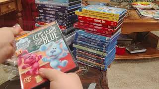 Blues Clues & You Lets Learn With Blue Dvd Unboxing Grandmas House Version