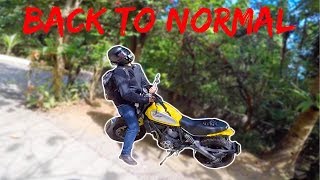 Dual Vlog Ducati Scrambler Riding In New Place Gopro Timelapse Hanging Bridge Booty Work