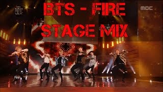 Bts방탄소년단 - Fire 불타오르네 15 In 1 Live Compilationstage Mix