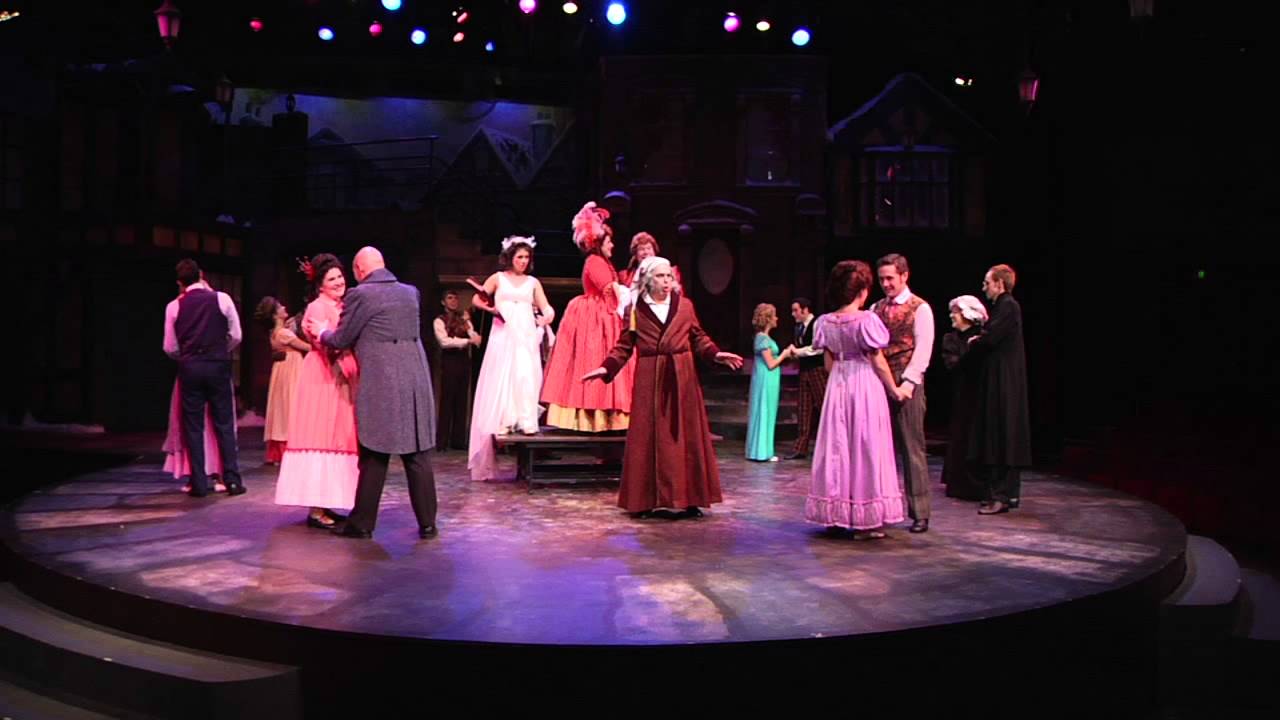 theatre at the center 39 s a christmas carol quot fezziwigs alan menken christmas carol