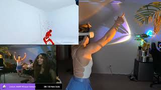 SUPER HOT VR, FINALLY LEVELED UP - Caitlyn Sway Twitch Clips