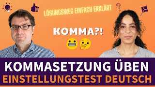 Kommasetzung Üben Sprachverständnis 2025