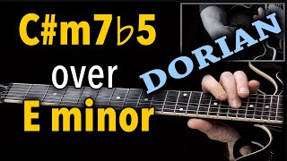 Minor7b5 over Minor = Dorian Trick You Should Know