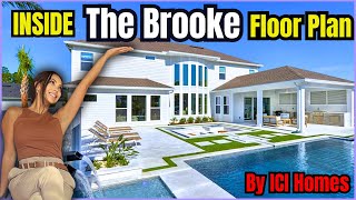 The Brooke Model By Ici Luxury Home Tour In Courtney Grove Silverleaf St Johns County Fl.