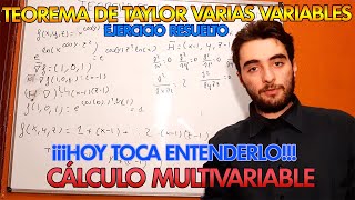 Ejercicio Resuelto Polinomio De Taylor Varias Variables | Cálculo Multivariable | Mr Planck