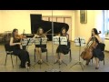 Hungarian Dance No. 5, Brahms,Oxygen string quartet