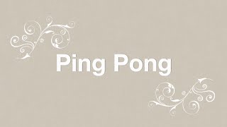 Veronika Utri - Ping Pong Lyric Video