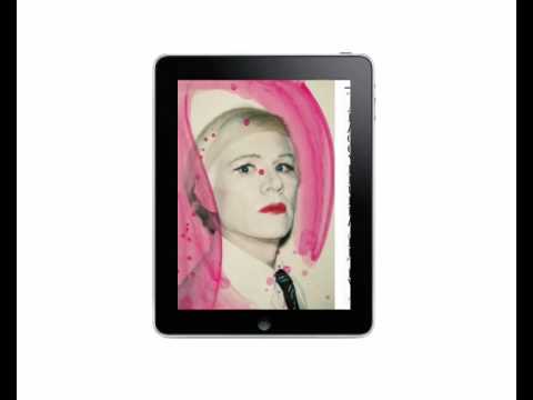 Interview Magazine as Screenprint for iPad Interview, the most revolutionary