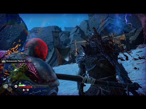 God of War Ragnarök | Stinnr & Sterkr - Bossfight (GMNM Difficulty)