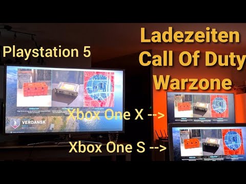 Ladezeiten Vergleich Ps5 Vs Xbox One X + S in Call Of Duty Warzone