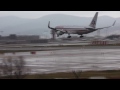 American Airlines B767-300 Landing at Barcelona El Prat Airport