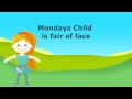 Mondays Child Poem ***