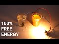 देखिए पानी से बल्ब कैसे जलाते है 100% जलेगा || How to make water free energy generator system