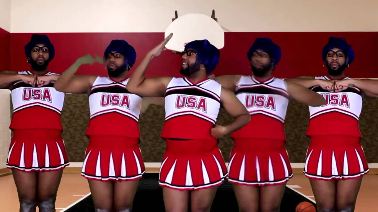 Black cheerleaders anal