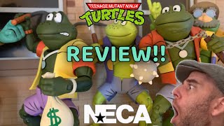 NECA - TMNT PUNK FROGS REVIEW!! ATILLA and NAPOLEON!! Ninja turtles action figur