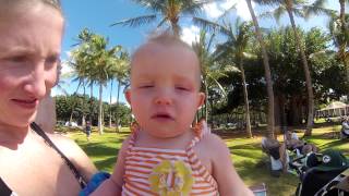 Waikiki Beach with Baby Tayt